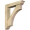 Ekena Millwork Westlake Traditional Rough Sawn Bracket w/ Offset Brace, Douglas Fir, 6"W x 28"D x 32"H BKT0604X28X32WTL01RDF - alternate 1